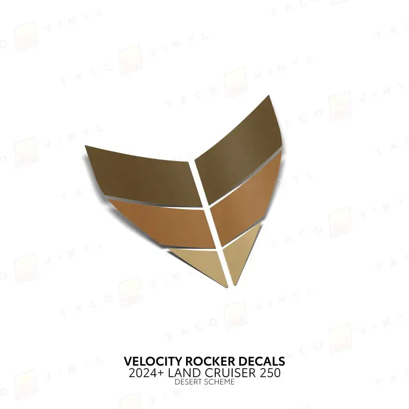 2024+ Velocity Lower Rocker Decals For Land Cruiser 250 12
