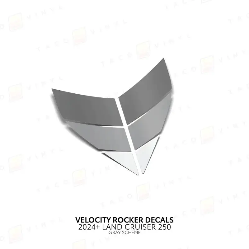 2024+ Velocity Lower Rocker Decals For Land Cruiser 250 13