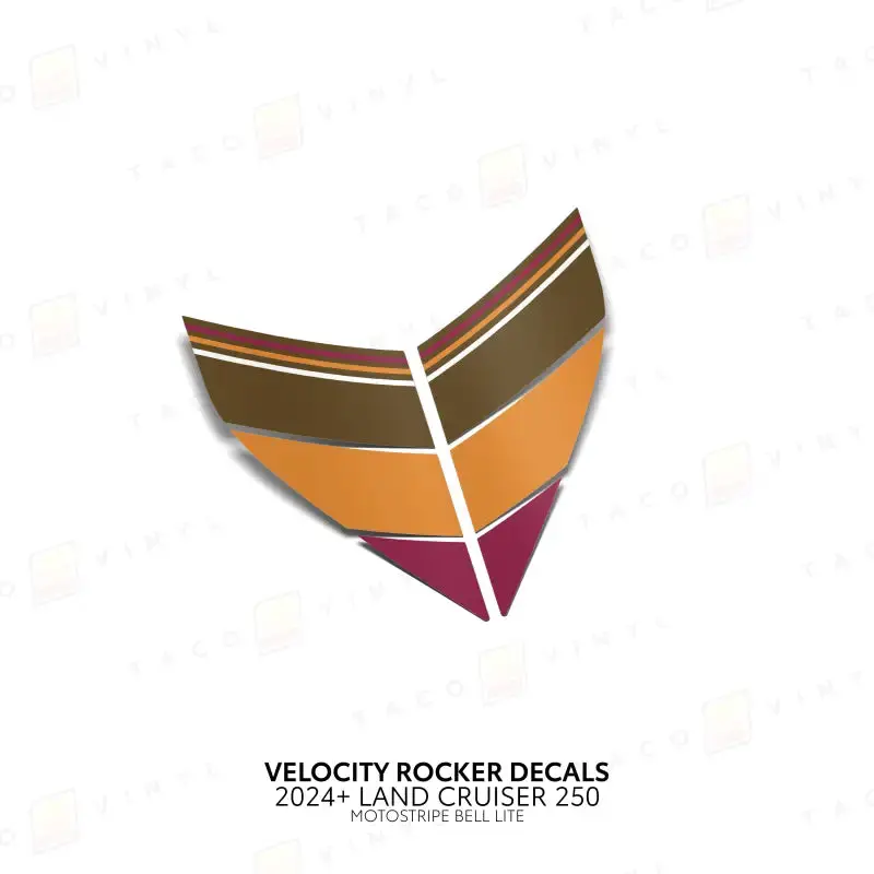 2024+ Velocity Lower Rocker Decals For Land Cruiser 250 14