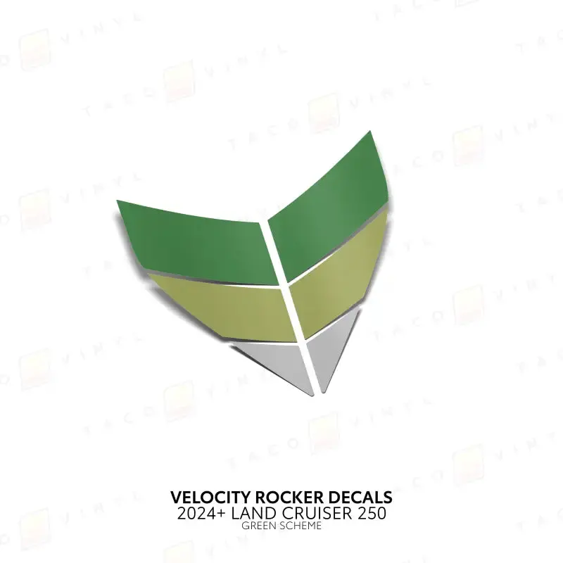 2024+ Velocity Lower Rocker Decals For Land Cruiser 250 14