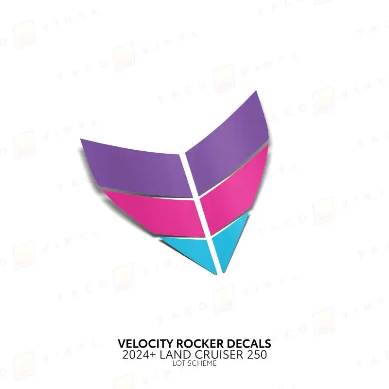 2024+ Velocity Lower Rocker Decals For Land Cruiser 250 15