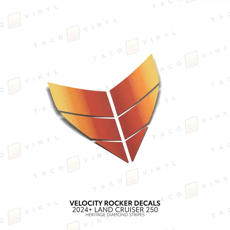 2024+ Velocity Lower Rocker Decals For Land Cruiser 250 16