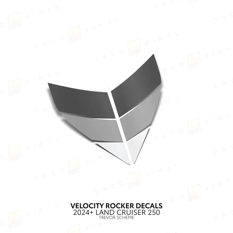2024+ Velocity Lower Rocker Decals For Land Cruiser 250 16