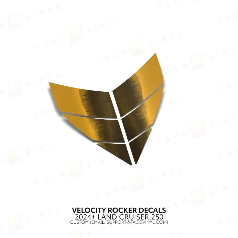 2024+ Velocity Lower Rocker Decals For Land Cruiser 250 17