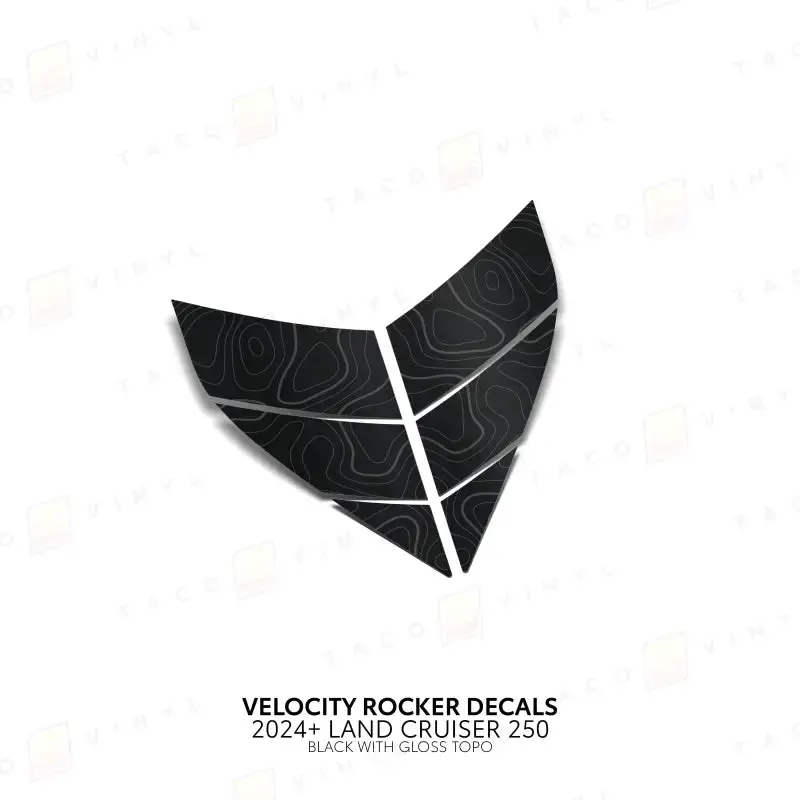 2024+ Velocity Lower Rocker Decals For Land Cruiser 250 2