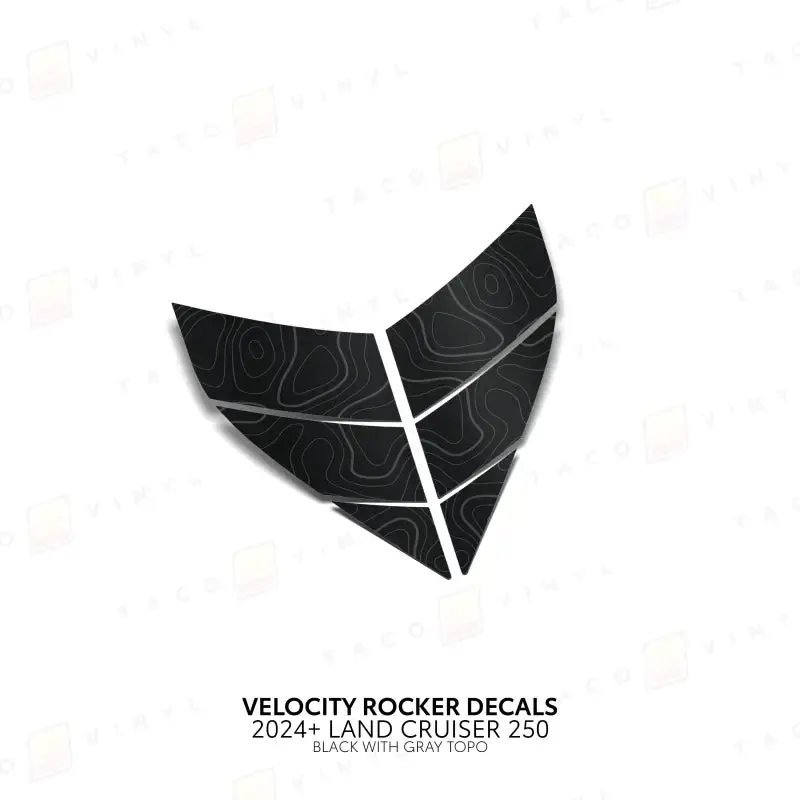 2024+ Velocity Lower Rocker Decals For Land Cruiser 250 3