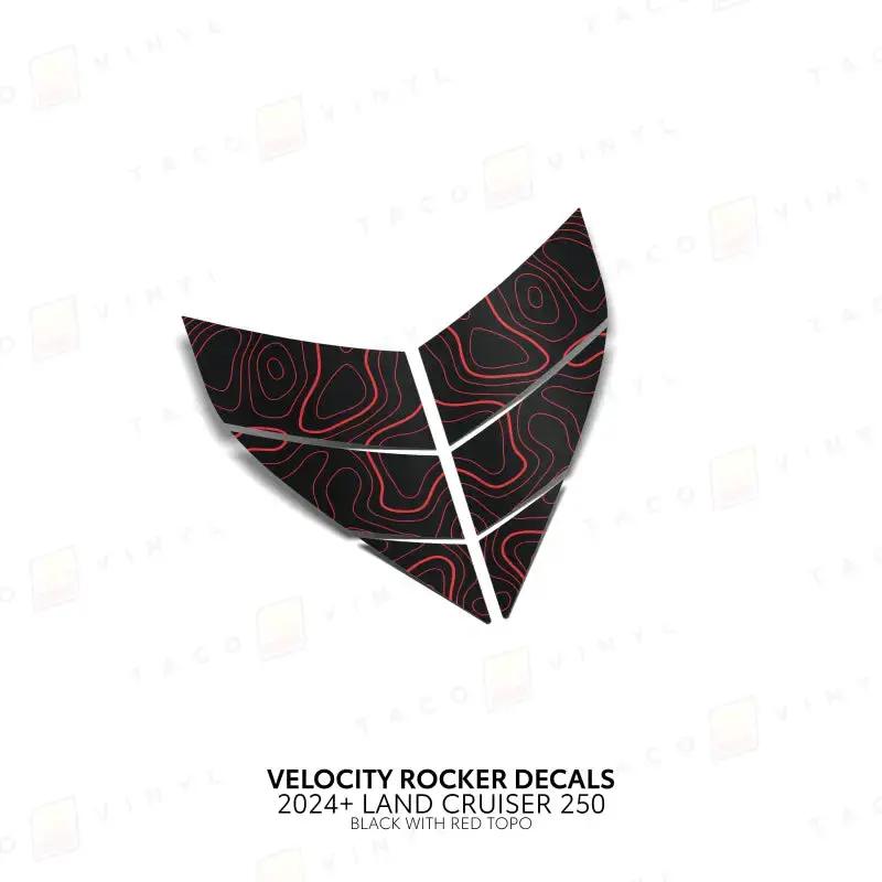 2024+ Velocity Lower Rocker Decals For Land Cruiser 250 5