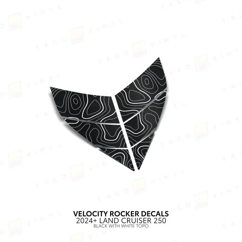 2024+ Velocity Lower Rocker Decals For Land Cruiser 250 6