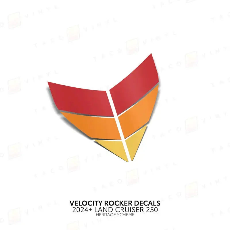 2024+ Velocity Lower Rocker Decals For Land Cruiser 250 7