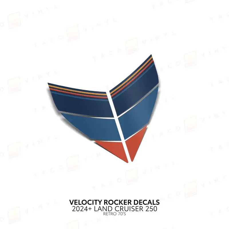 2024+ Velocity Lower Rocker Decals For Land Cruiser 250 8