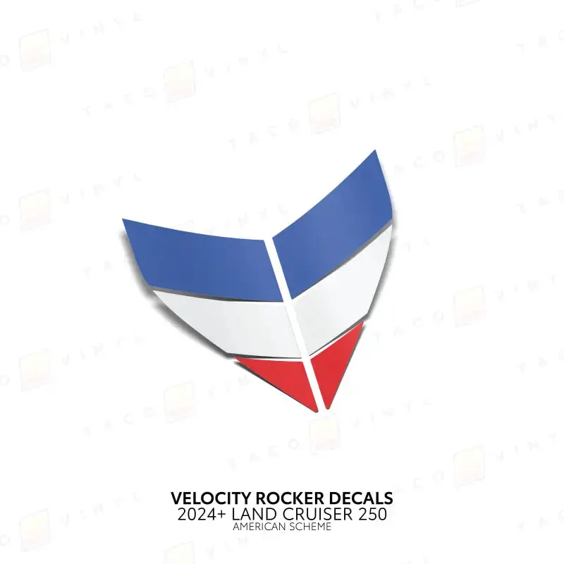 2024+ Velocity Lower Rocker Decals For Land Cruiser 250 9