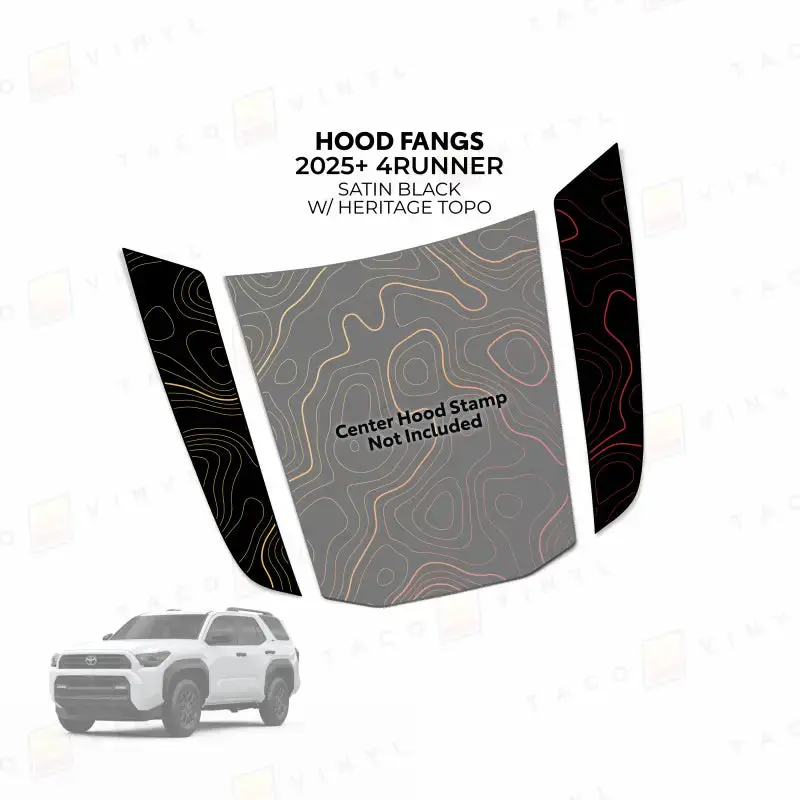 2025+  Apex Hood Fangs For 4Runner 6