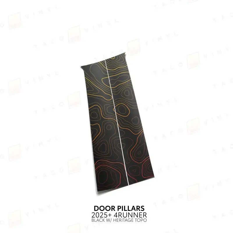 2025+  Door Pillar Decals For 4Runner 3