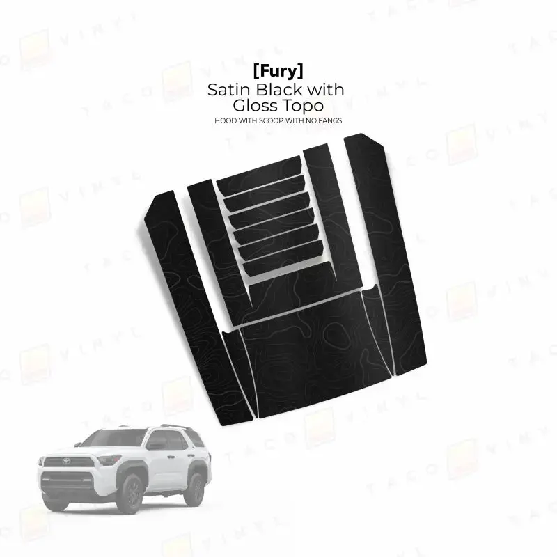 2025+ Fury Hood Scoop Stamp (W/ No Fangs) For 4Runner 2