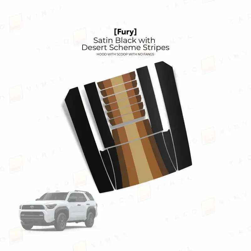 2025+ Fury Hood Scoop Stamp (W/ No Fangs) For 4Runner 7