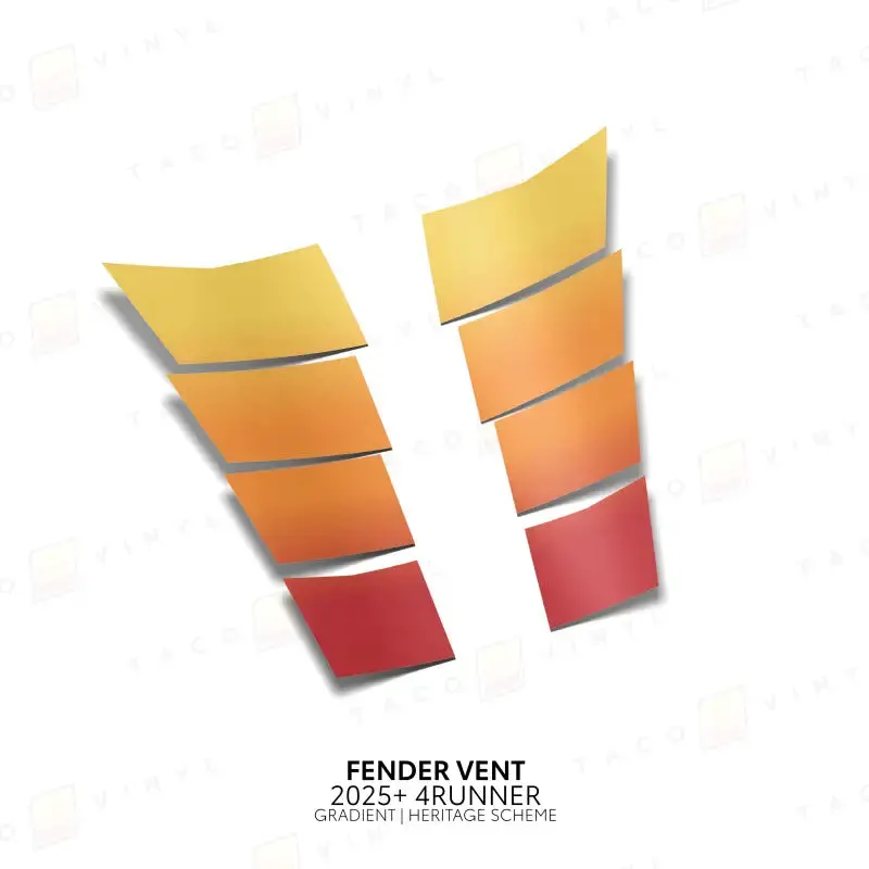 2025+  Gradient Fender Vents For 4Runner 1