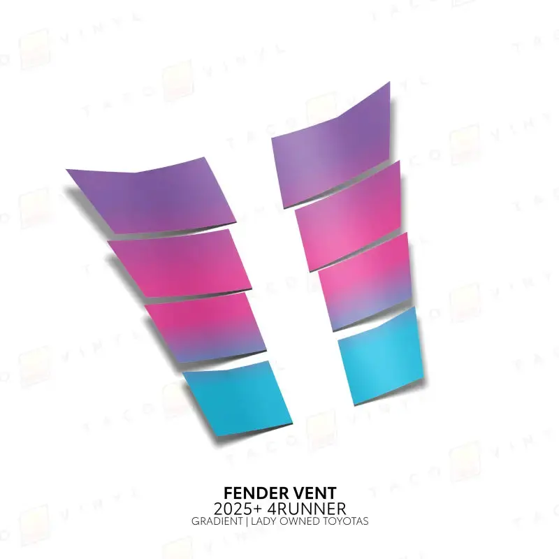 2025+ Gradient Fender Vents For 4Runner 12