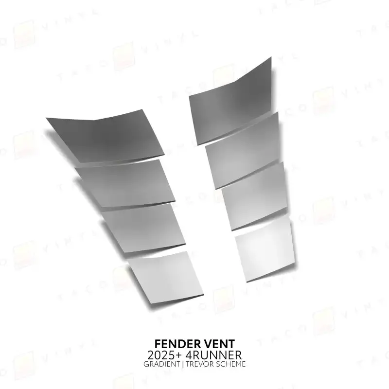 2025+ Gradient Fender Vents For 4Runner 13
