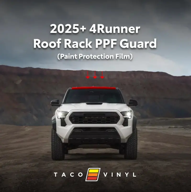 2025+  Ppf Roof Rack Guard For 4Runner 1