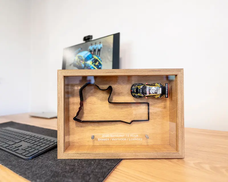 3D Bathurst With 1:43 2020 12 Hour Lowndes/Bamber/Vanthoor Porsche -- 3D Track A 1