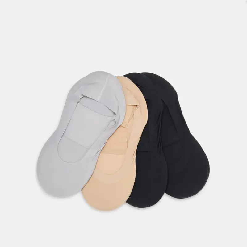 4 Pack No Show Cushioned Socks Multi 1