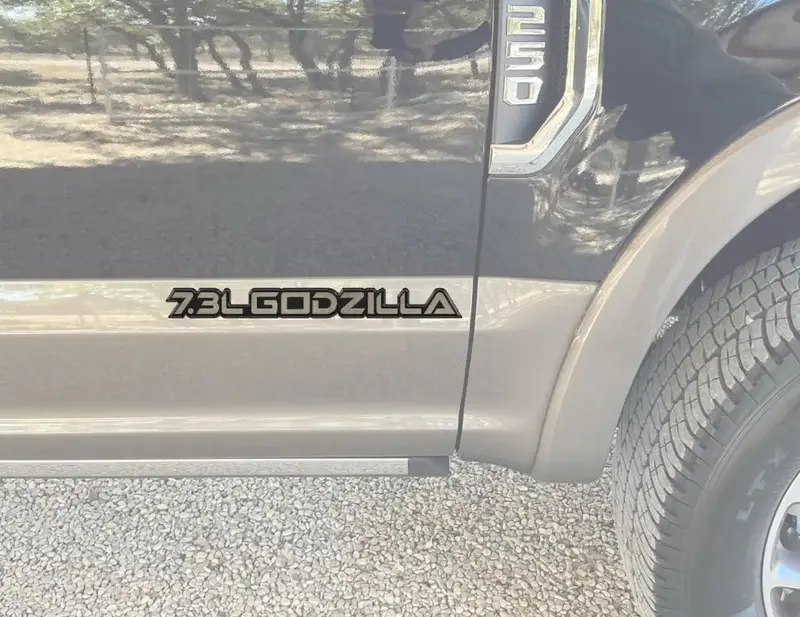 7.3L Godzilla Badge Fits 2020-2026 Ford Super Duty 1