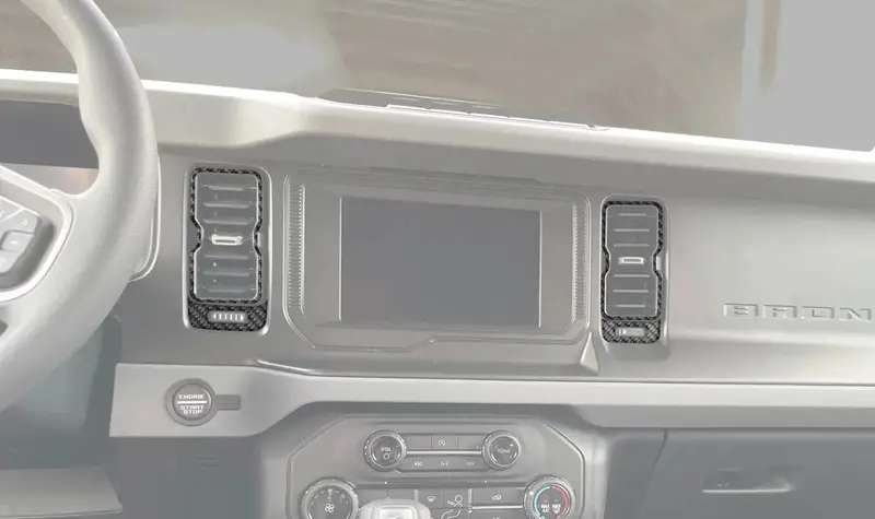 A.C. Vent Accent Trim Fits 2021-2026 Ford Bronco 1
