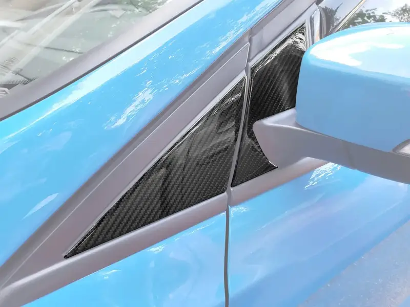 A-Door Pillar Overlays Fits 2012-2018 Ford Focus, Rs, St 1