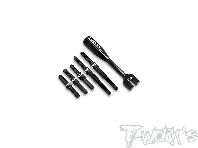 Abb-Ms1.0   Alum.7075-T6 Black Coating Turnbuckle Set ( For Yokomo Ms1.0 ) 1