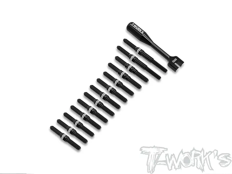 Abb-X4'25   Alum.7075-T6 Black Coating Turnbuckle Set ( For Xray X4'25) 1