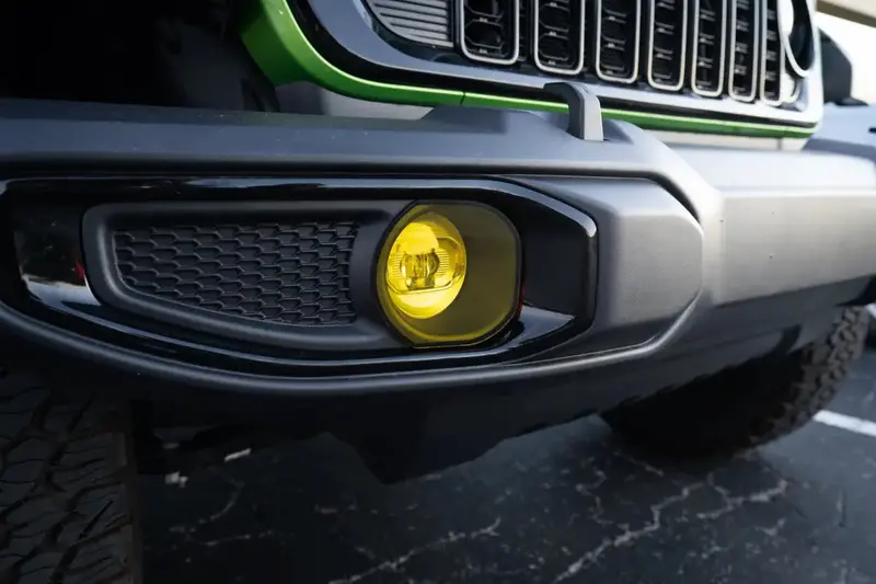 Acrylic Fog Light Lenses (Yellow / Amber) For 2024+ Wrangler Jl / Gladiator Jt (Plastic Bumper) 1
