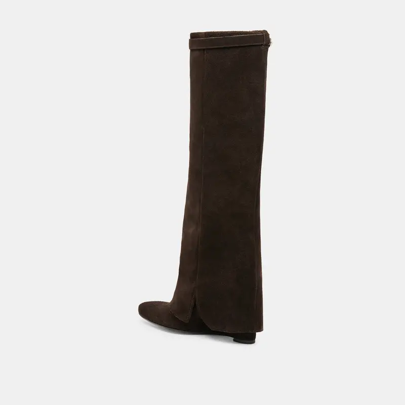 Aggy Boots Dk Brown Suede 5