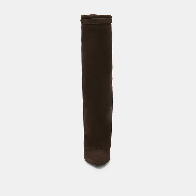 Aggy Boots Dk Brown Suede 6