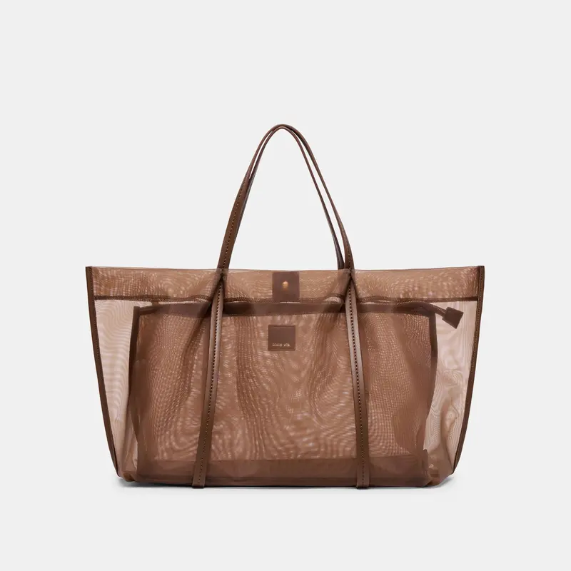 Aislin Tote Chocolate Mesh 1