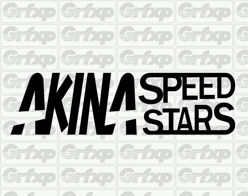 Akina Speed Stars (Initial-D) Sticker 1