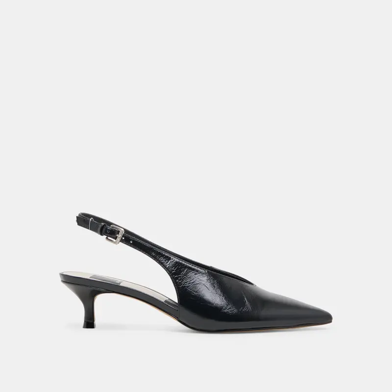 Alenna Heels Midnight Crinkle Patent 1