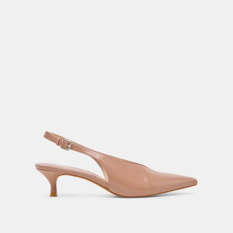 Alenna Heels Whiskey Crinkle Patent 1