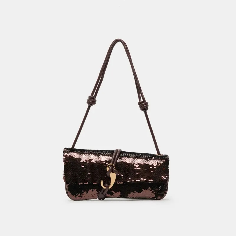 Alice Shoulder Bag Brown Sequin Stella 1
