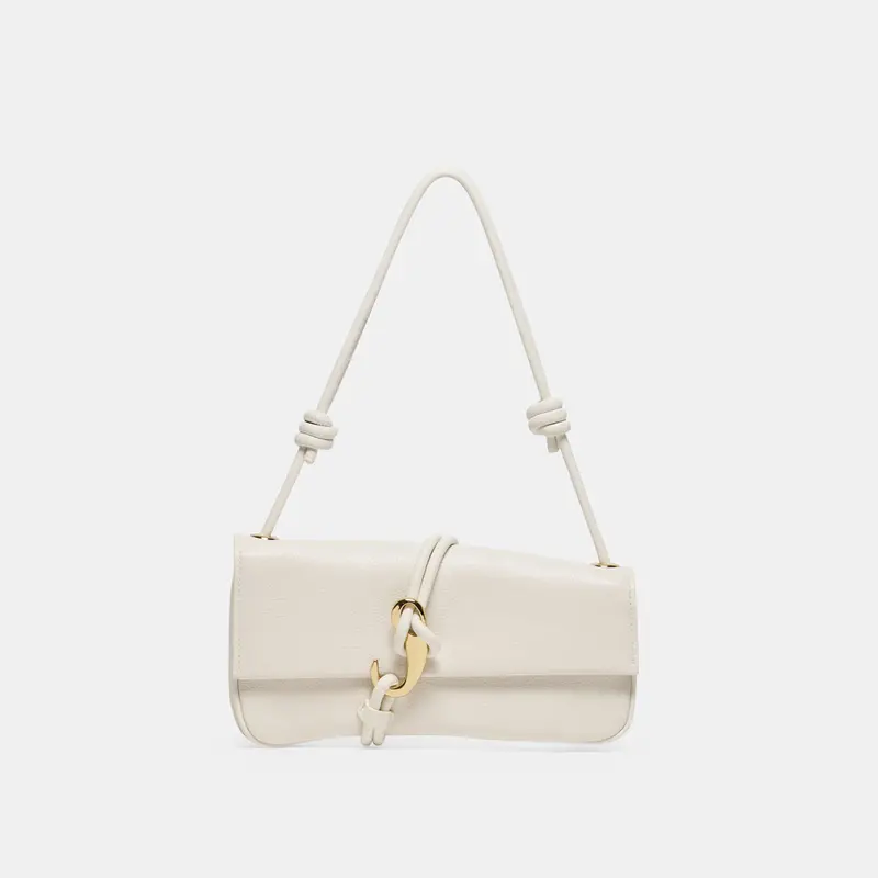 Alice Shoulder Bag Ivory Leather 1