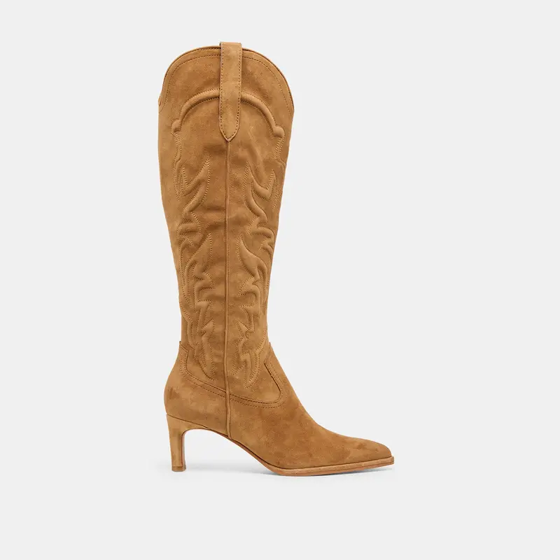 Alisa Boots Lt Brown Suede 1