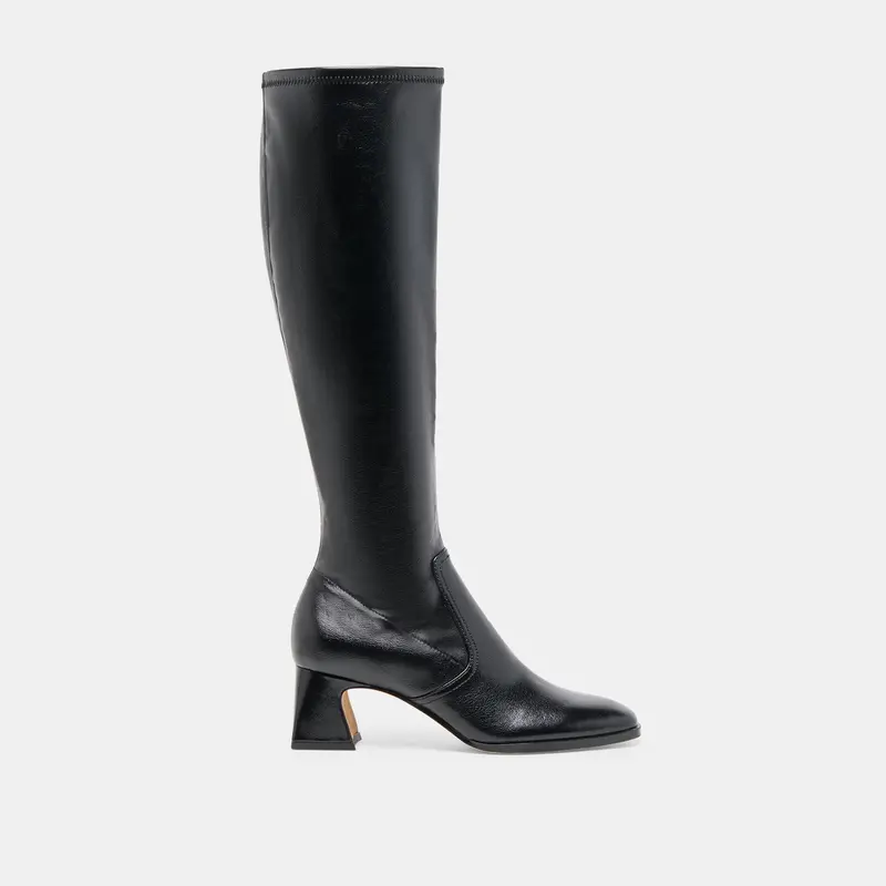 Alivia Boots Black Leather 1