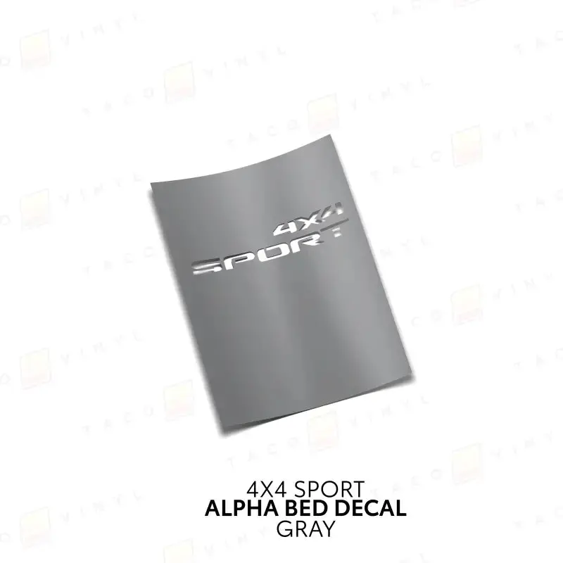 Alpha Bed Decals 8