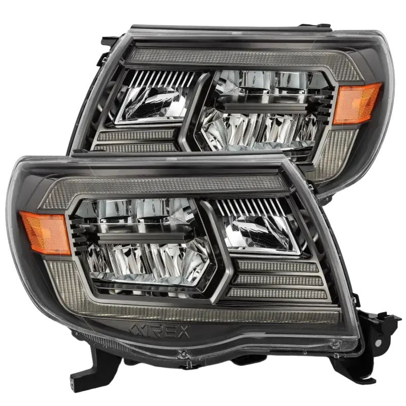 Alpharex - Luxx-Series Led Crystal Headlights For Toyota Tacoma (05-11) 2