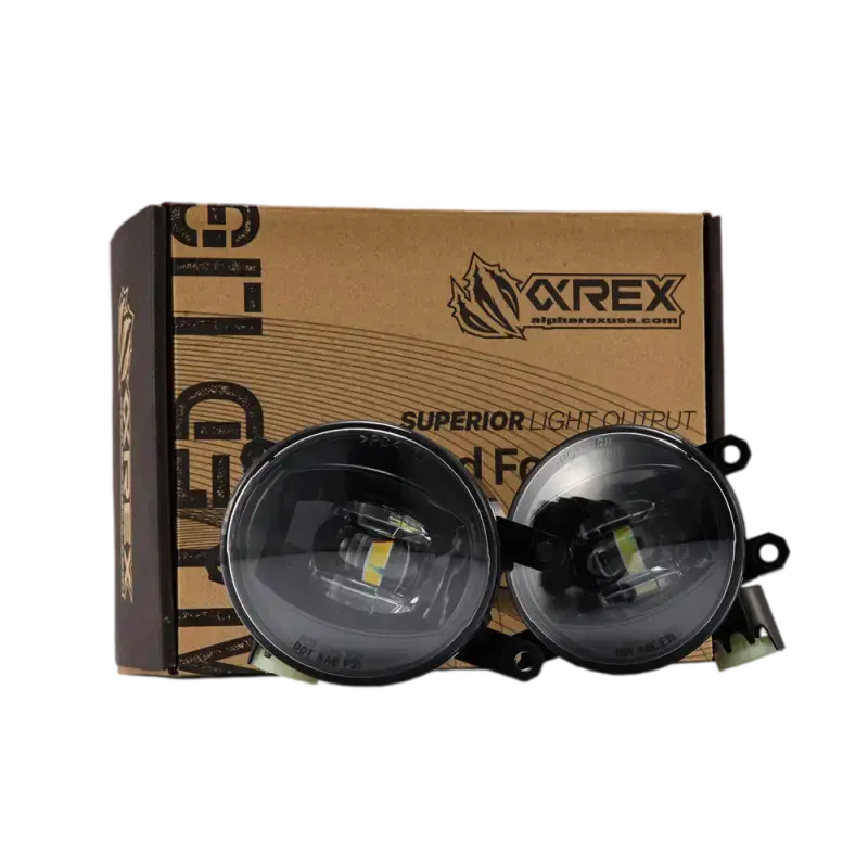 Alpharex - Universal Double Tap Dual Color Led Projector Fog Lights For Toyota Vehicles 1