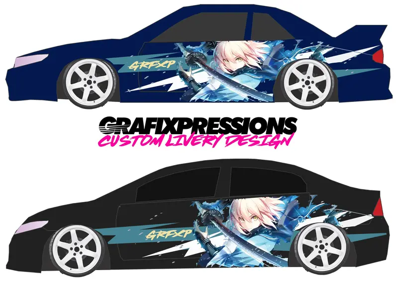 Anime Sword Scene - Custom Vehicle Livery Graphics 1