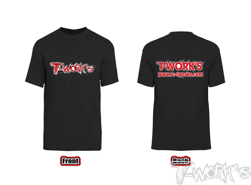 Ap-006-B     T-Work's Team T-Shirt Black Color 2023 1