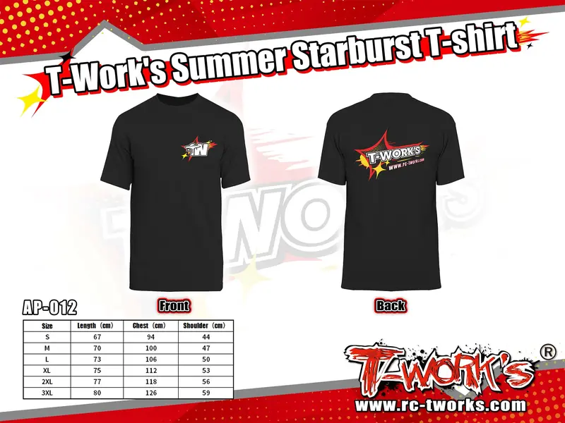 Ap-012   T-Work's Summer Starburst   T-Shirt 1