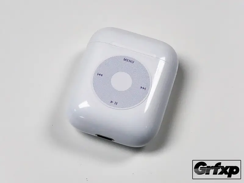 Apple Airpod Ipod Clickwheel Sticker 1
