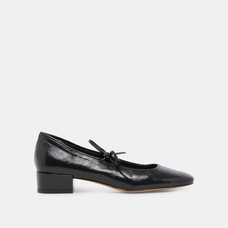 Ardien Heels Midnight Crinkle Patent - Re:Vita 1