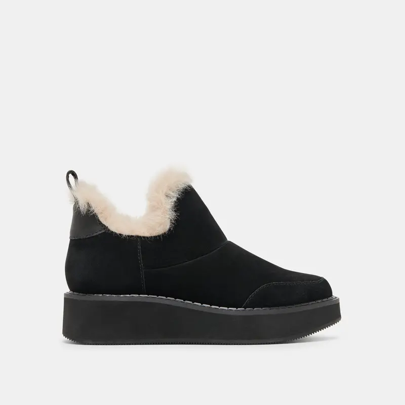 Ardy Plush H2o Booties Onyx Suede 1